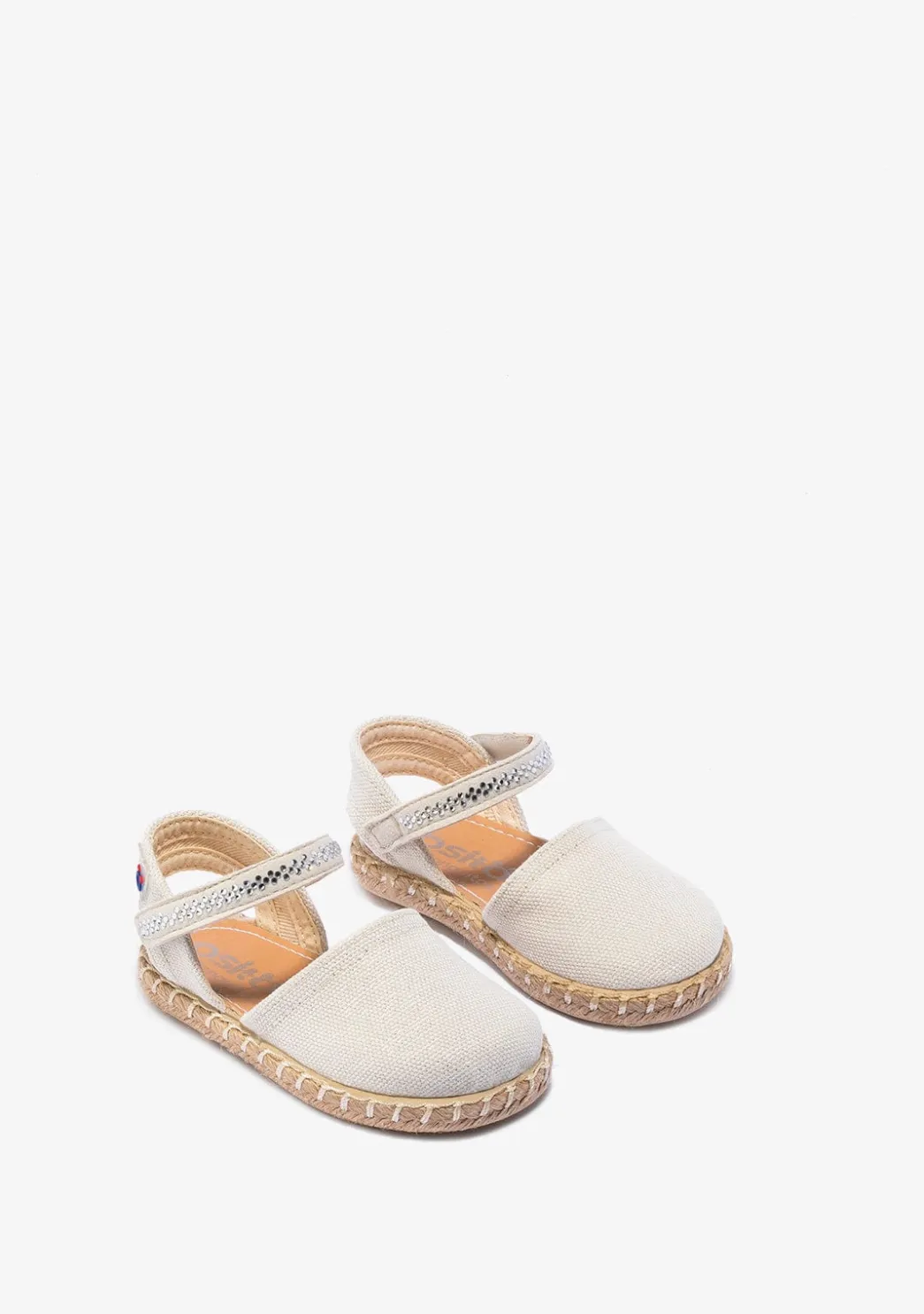 Best Sale Alpargatas De Bebé Tira Adherente Beige Alpargatas|Alpargatas