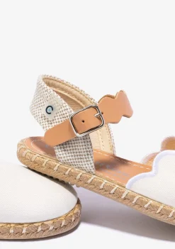 Flash Sale Alpargatas De Niña Hebilla Blanco Alpargatas