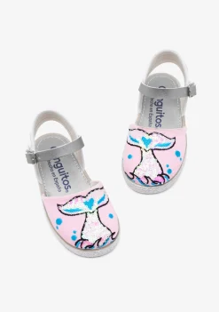 Outlet Alpargatas De Niña Lentejuelas Sirena Alpargatas