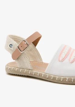Cheap Alpargatas Hebilla Tiras Blanco Alpargatas|Zapatos De Ceremonia