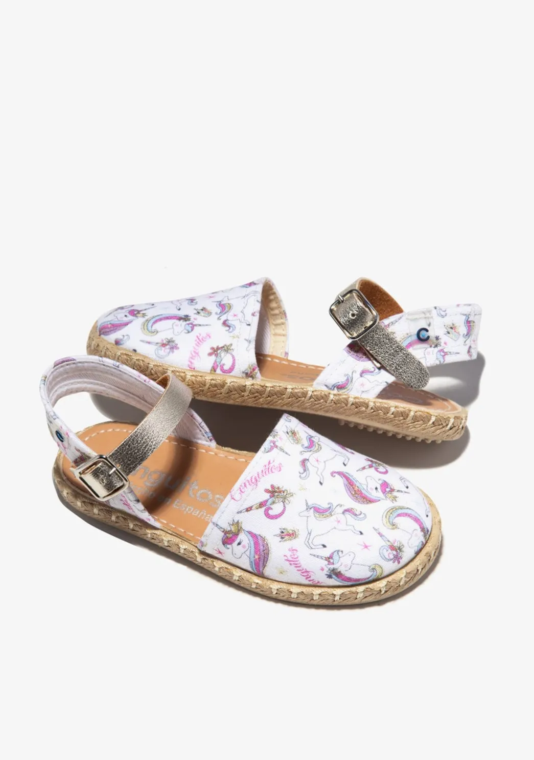 Cheap Alpargatas Unicornios Hebilla Blanco Alpargatas
