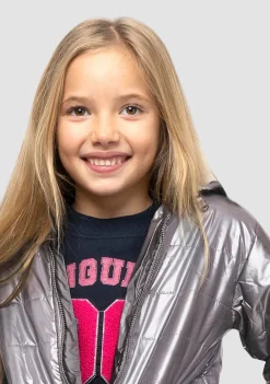 Shop Anorak De Niña Plata Chaquetas