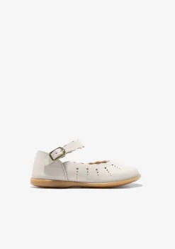 Online Bailarinas De Bebé Hebilla Ondas Beige Bailarinas|Zapatos De Ceremonia