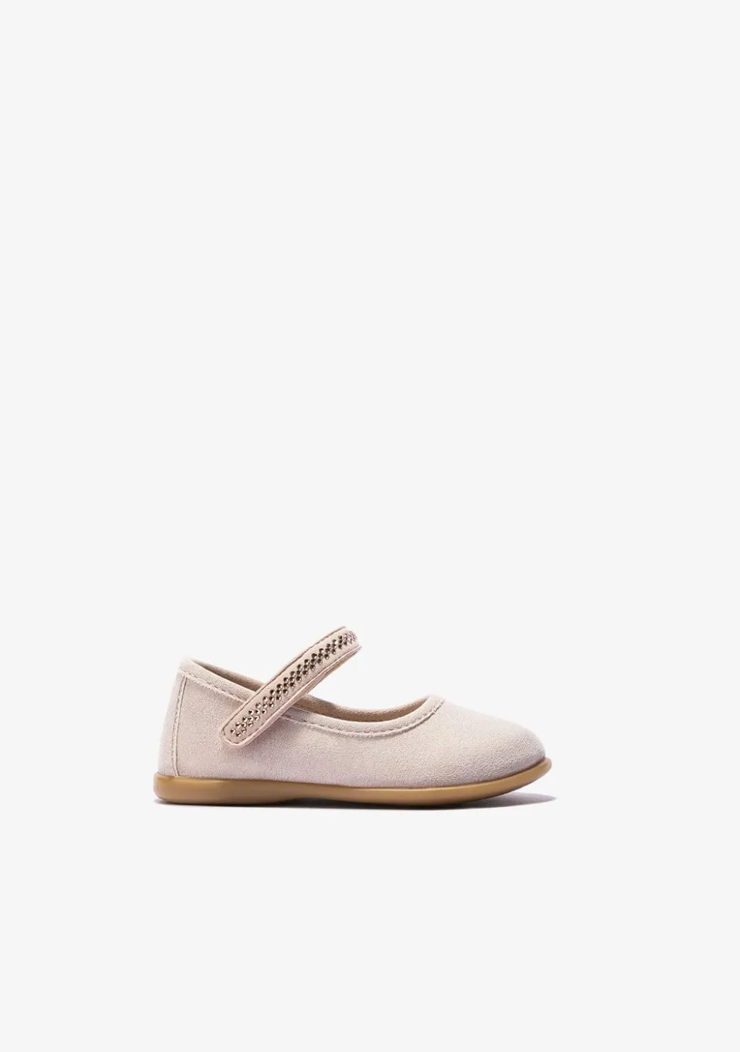 Cheap Bailarinas De Bebé Tira Adherente Rosa Bailarinas|Zapatos De Ceremonia