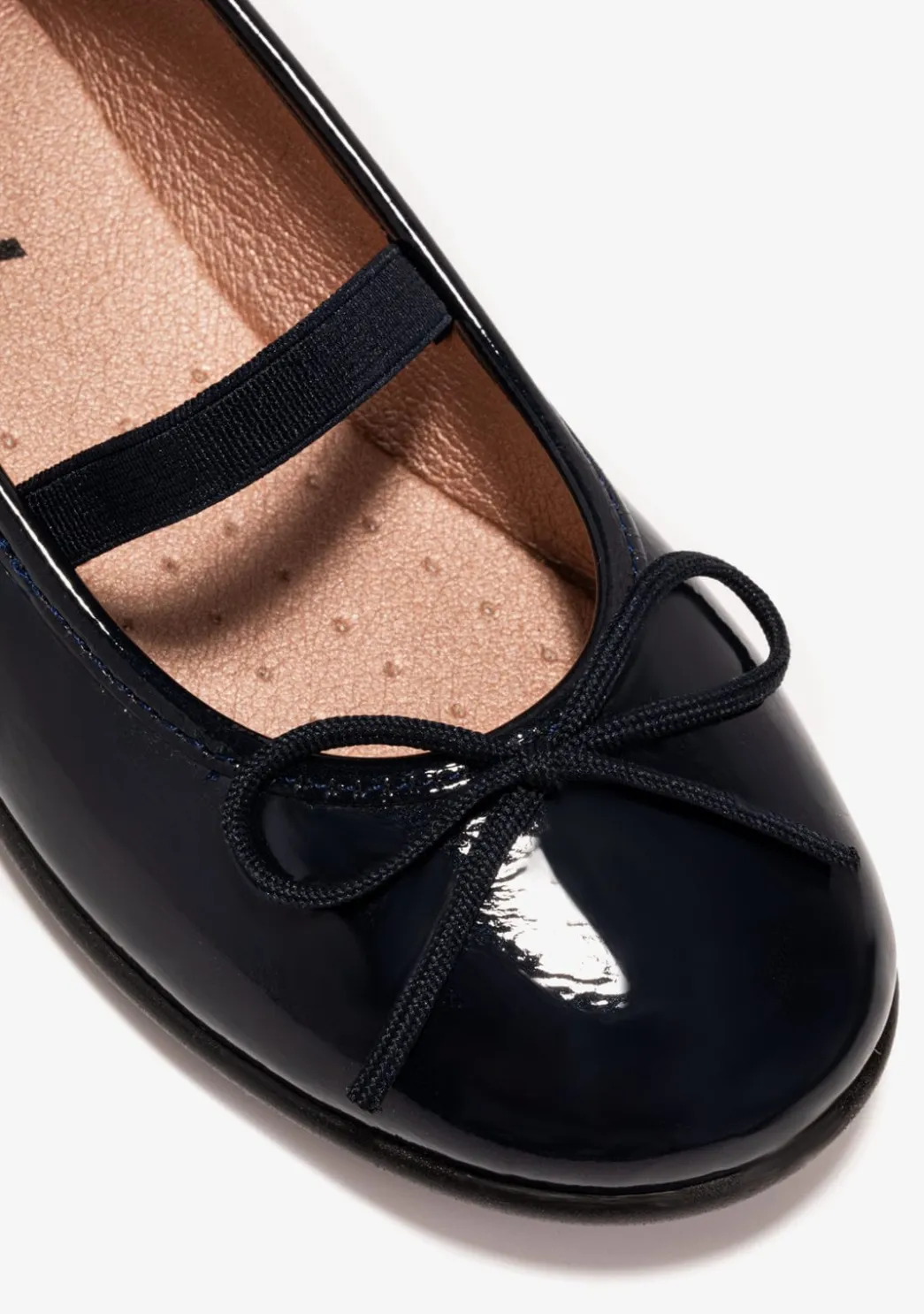 Cheap Bailarinas De Niña Charol Marino B&W Zapatos|Zapatos De Ceremonia
