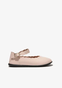 Cheap Bailarinas De Niña Ondas Rosa Zapatos De Ceremonia|Bailarinas