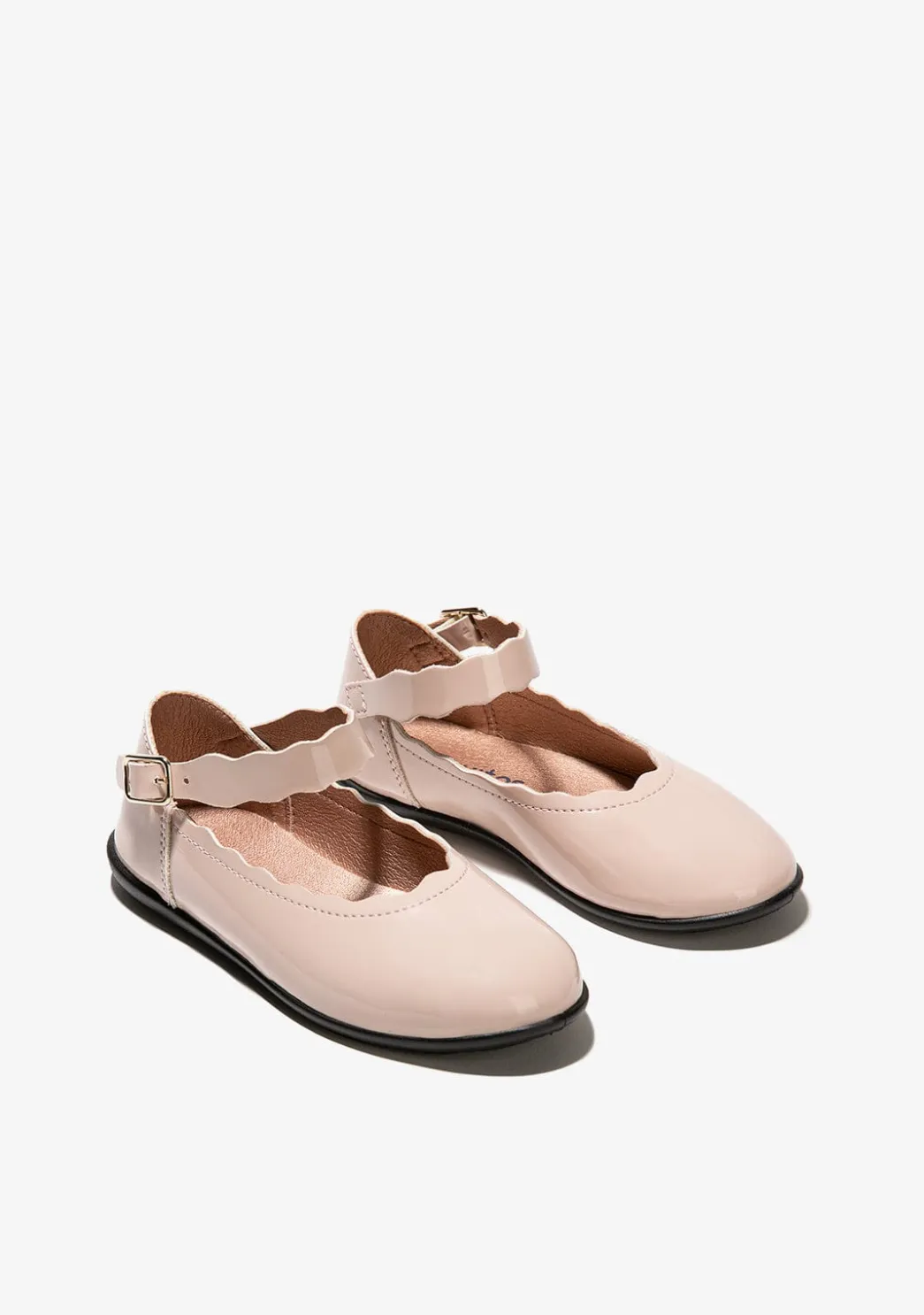 Cheap Bailarinas De Niña Ondas Rosa Zapatos De Ceremonia|Bailarinas