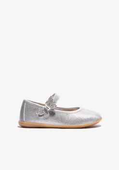 Best Bailarinas Mariposa Plata Zapatos De Ceremonia|Bailarinas