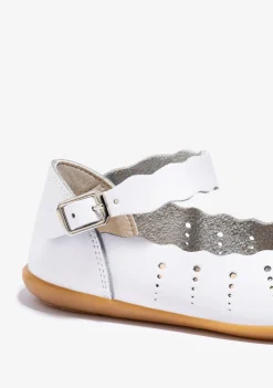 Cheap Bailarinas Ondas Hebilla Blanco Zapatos De Ceremonia|Bailarinas