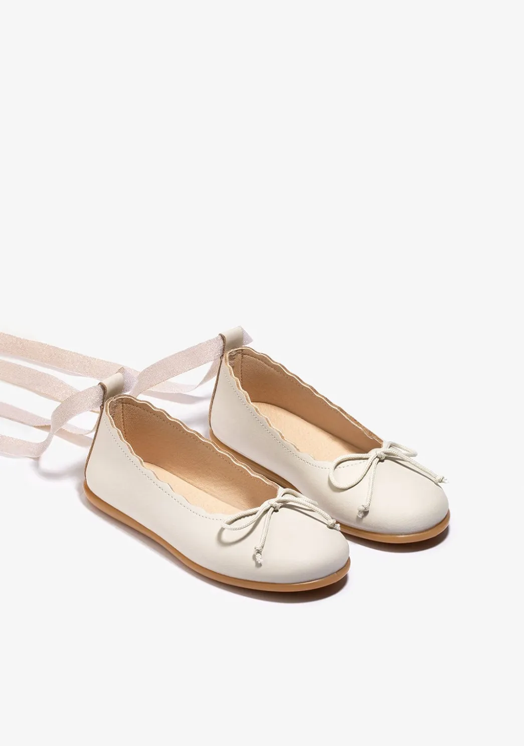 Cheap Bailarinas Ondas Tira Beige Zapatos|Zapatos De Ceremonia