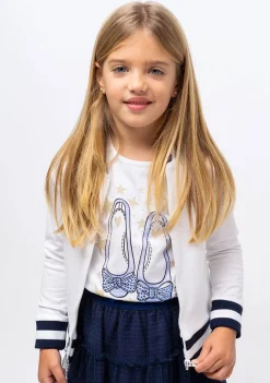 Discount Bomber Blanca De Niña Chaquetas