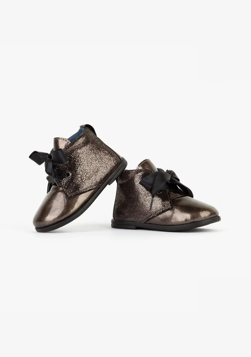 Discount Bota De Bebé Charol Fantasía Titanio Botas|Botas