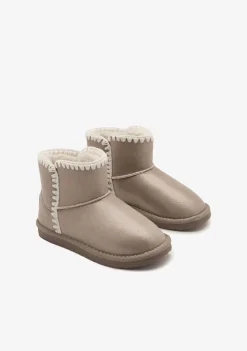 Outlet Botas Australianas Bajas Bordado Bronce B&W Botas Australianas|Botas Australianas