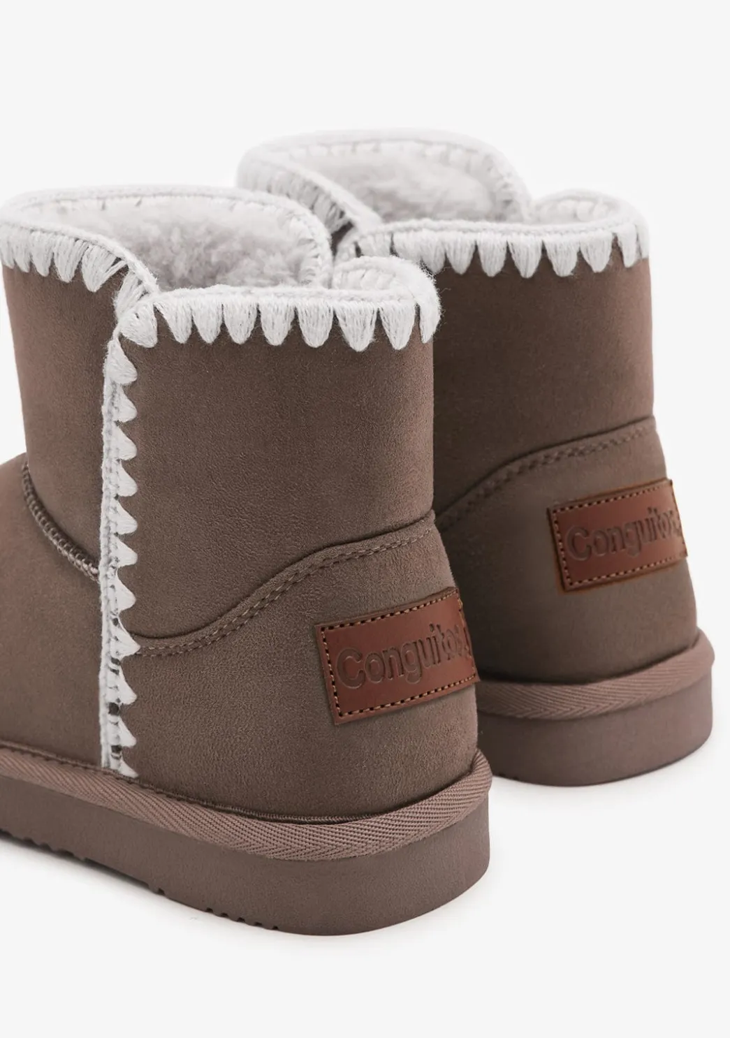 Outlet Botas Australianas Bajas Bordado Taupe Botas Australianas|Botas Australianas