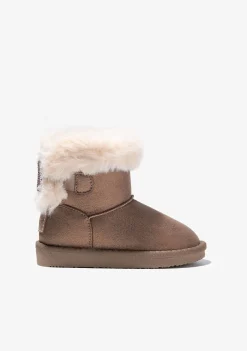 Online Botas Australianas De Niña Strass Bronce B&W Botas Australianas|Botas Australianas