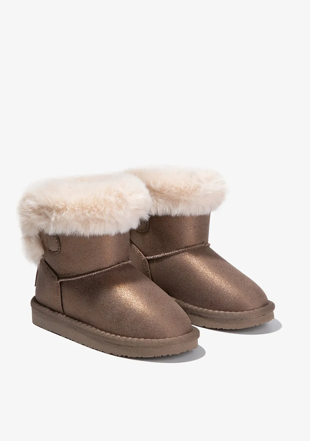 Online Botas Australianas De Niña Strass Bronce B&W Botas Australianas|Botas Australianas
