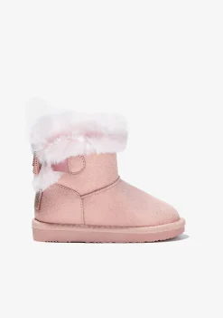 Store Botas Australianas De Niña Strass Rosa B&W Botas Australianas|Botas Australianas