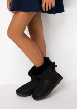 Cheap Botas Australianas Lazo Pelo Water Repellent Negro B&W Botas Australianas|Botas Australianas