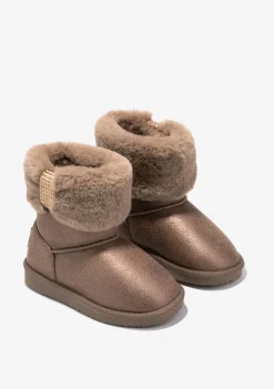 Outlet Botas Australianas Strass Pelo Bronce B&W Botas Australianas|Botas Australianas