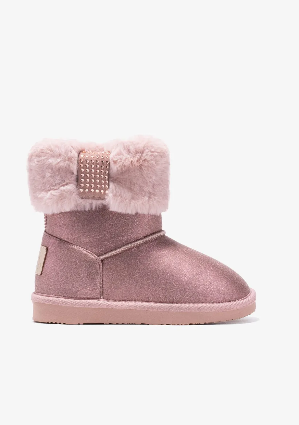 Best Botas Australianas Strass Pelo Rosa B&W Botas Australianas|Botas Australianas