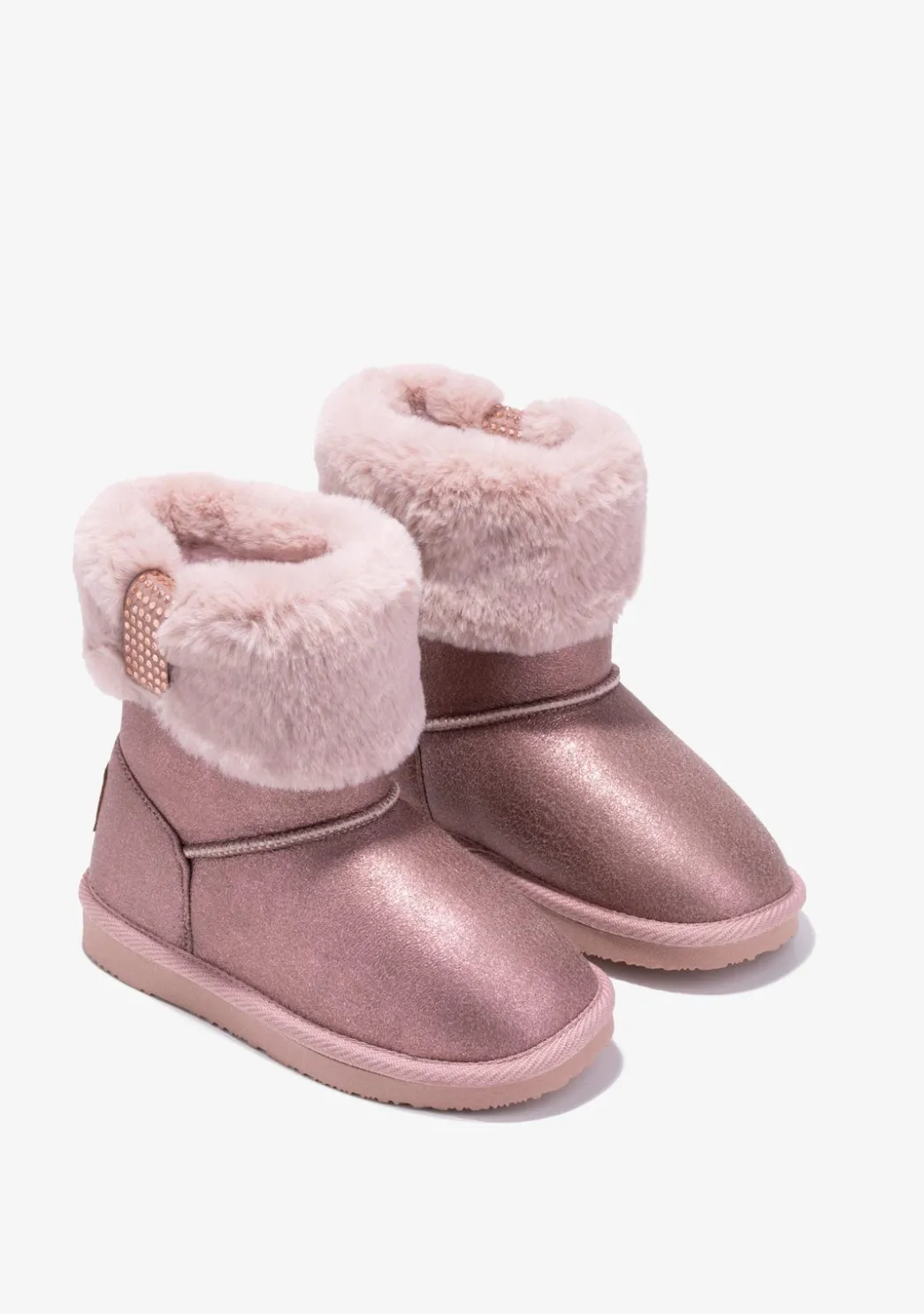 Best Botas Australianas Strass Pelo Rosa B&W Botas Australianas|Botas Australianas