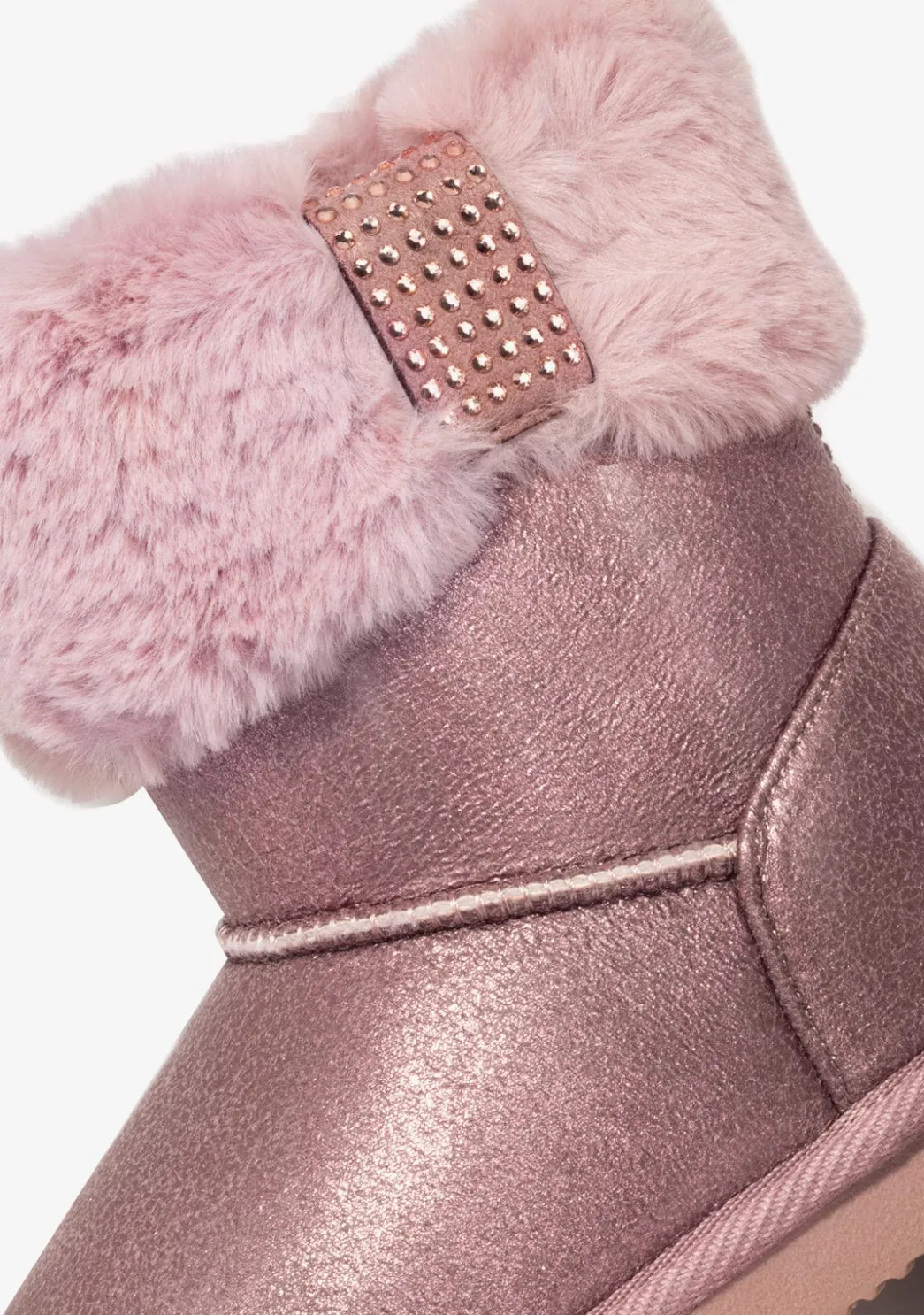 Best Botas Australianas Strass Pelo Rosa B&W Botas Australianas|Botas Australianas