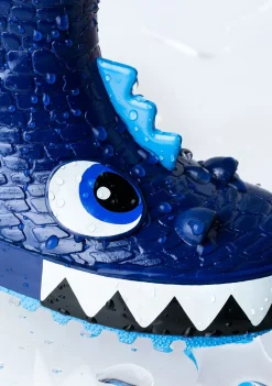 New Botas De Agua Dinosaurios Azul De Goma Botas De Agua|Botas De Agua