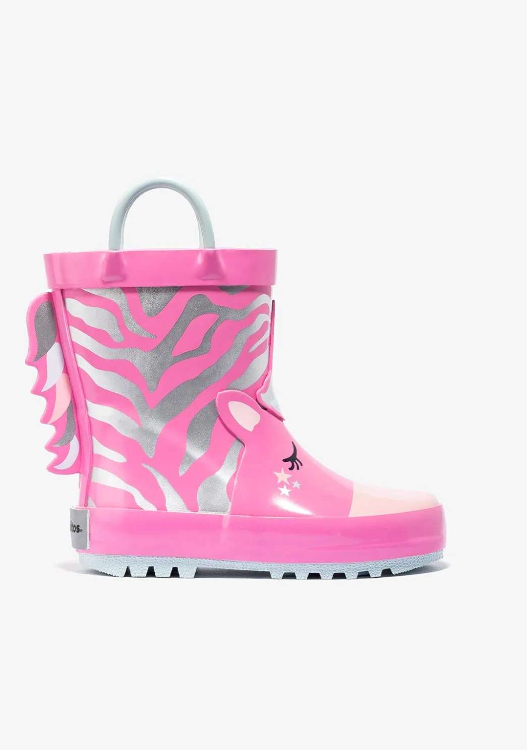 Online Botas De Agua Unicornio Rosa De Goma Botas De Agua|Botas De Agua
