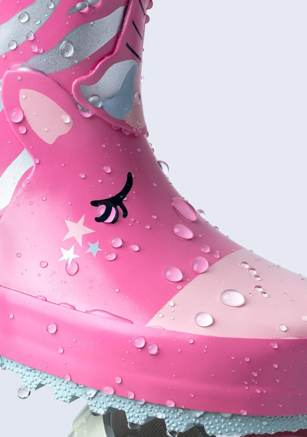 Online Botas De Agua Unicornio Rosa De Goma Botas De Agua|Botas De Agua