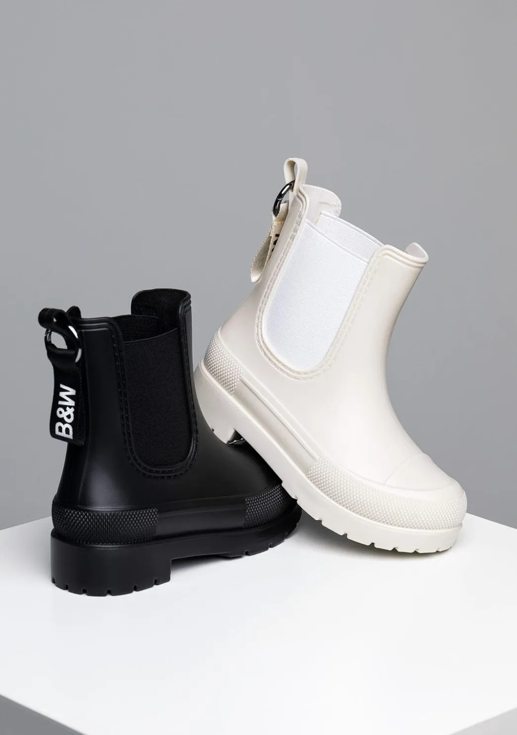Outlet Botas De Agua Unisex Beige B&W Botas|Botas De Agua