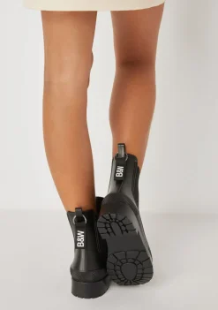 Store Botas De Agua Unisex Negro B&W Botas|Botas De Agua