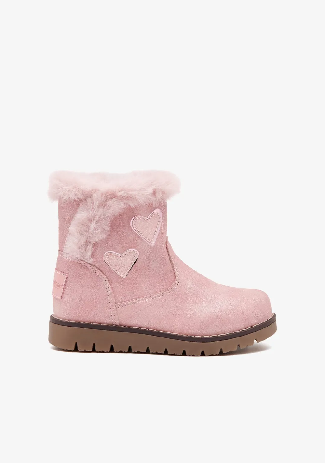 Outlet Botas De Felpa Rosa Corazón Botas