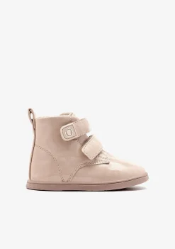 Cheap Botas Respetuosas Charol Beige Primeros Pasos - Respetuoso|Botas