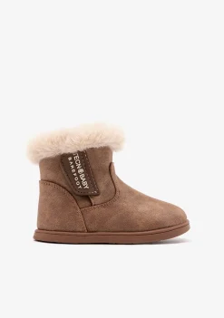 Cheap Botas Respetuosas Pelo Marrón Botas|Primeros Pasos - Respetuoso