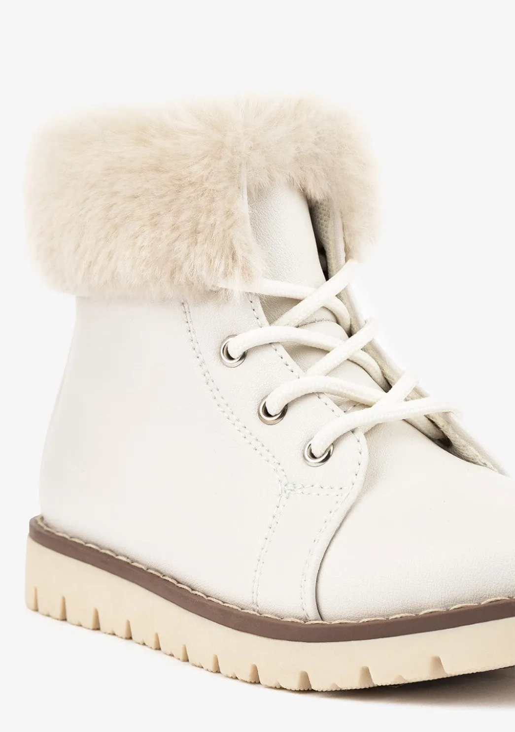 Sale Botines De Niña Beige Claro Botas