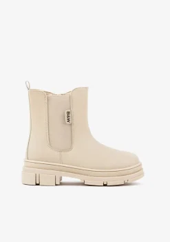 Sale Botines De Niña Chelsea Beige Botas|Botas