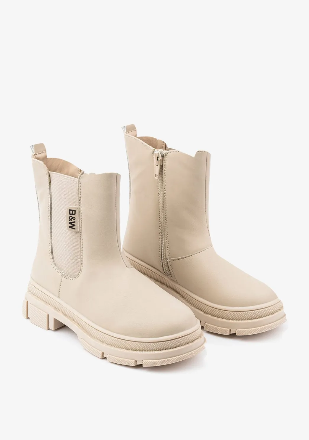 Sale Botines De Niña Chelsea Beige Botas|Botas