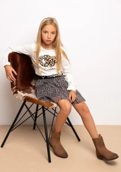 Shop Botines De Niña Cowboy Camel Botas