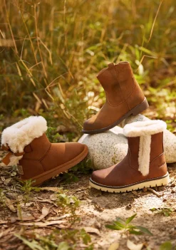 Shop Botines De Niña Cowboy Camel Botas