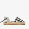 Cheap B&W Alpargatas De Niña Vichy Negro Alpargatas|Alpargatas