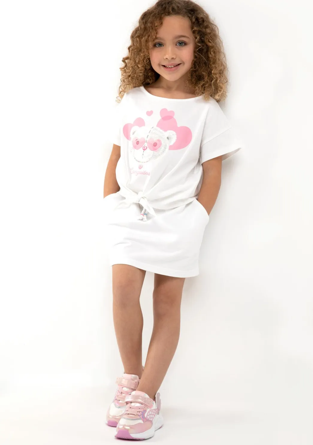 Flash Sale Camiseta Corazones Oso Blanco Camisetas