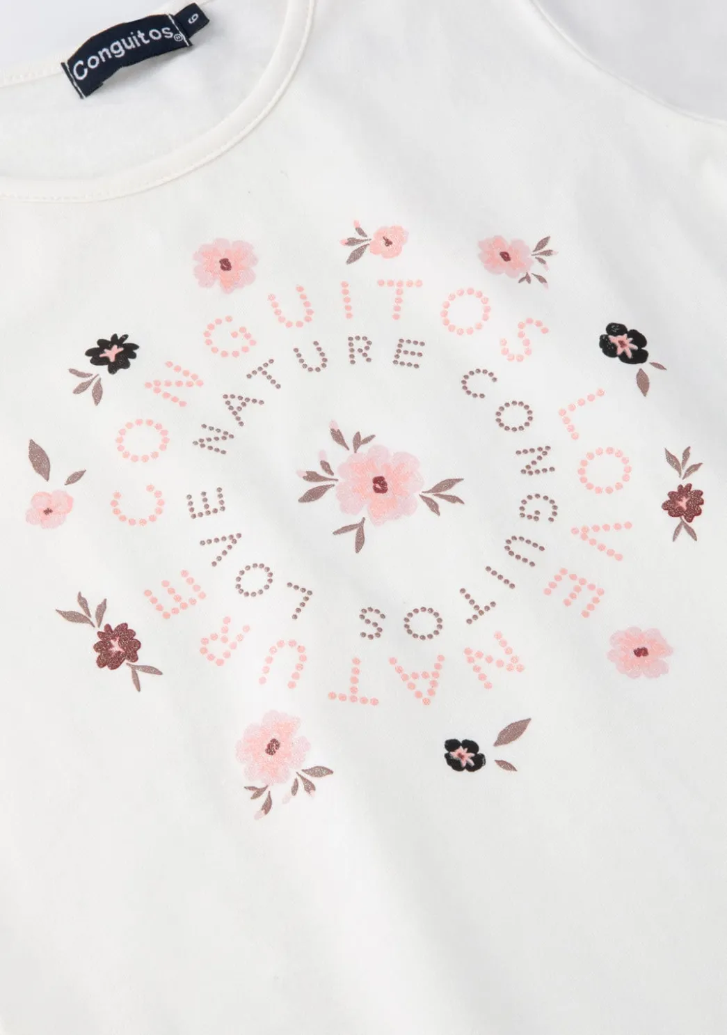 Store Camiseta De Niña Nature Blanco Camisetas|Camisetas Manga Larga