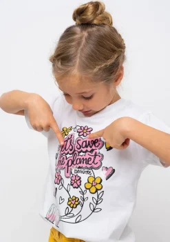New Camiseta De Niña Save The Planet Camisetas