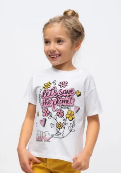 New Camiseta De Niña Save The Planet Camisetas