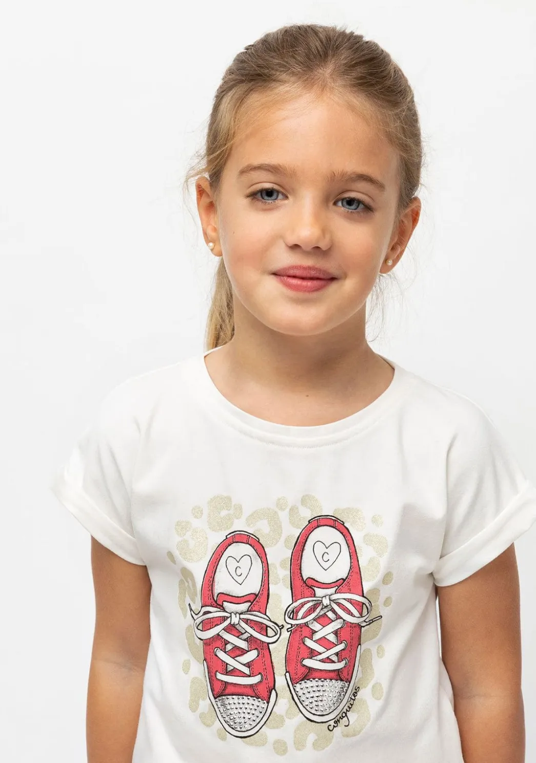 Fashion Camiseta De Niña Zapatillas Camisetas