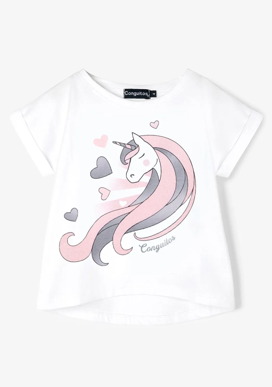 Flash Sale Camiseta Unicornio Blanco Camisetas