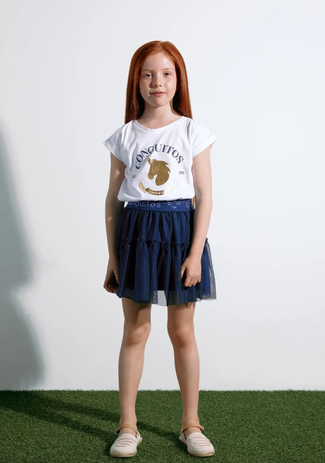 Fashion Camiseta Unicornio Oro Camisetas