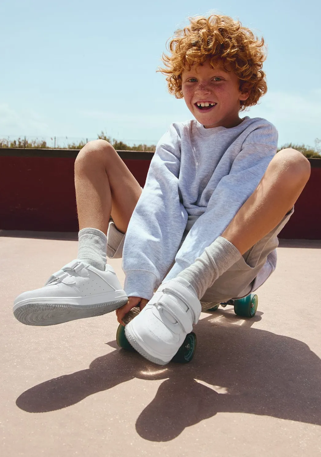 Flash Sale Deportivos Unisex Blanco / Gris Zapatillas|Colegiales