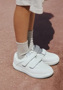 Flash Sale Deportivos Unisex Blanco / Gris Zapatillas|Colegiales