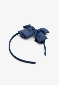 Store Diadema Lazo Azul Para El Pelo